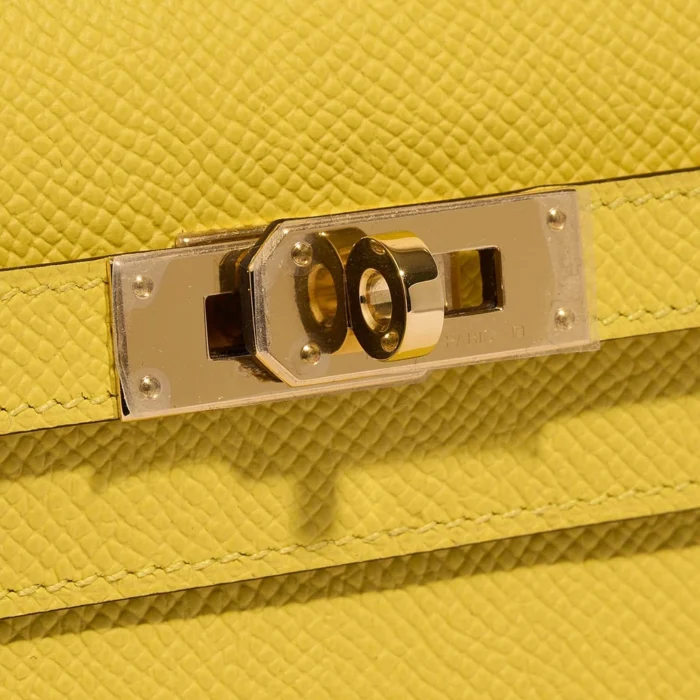 Premium Hermès Replica Kelly To Go Epsom Jaune de Naples GHW - Direct Luxury Fashion - Image 6