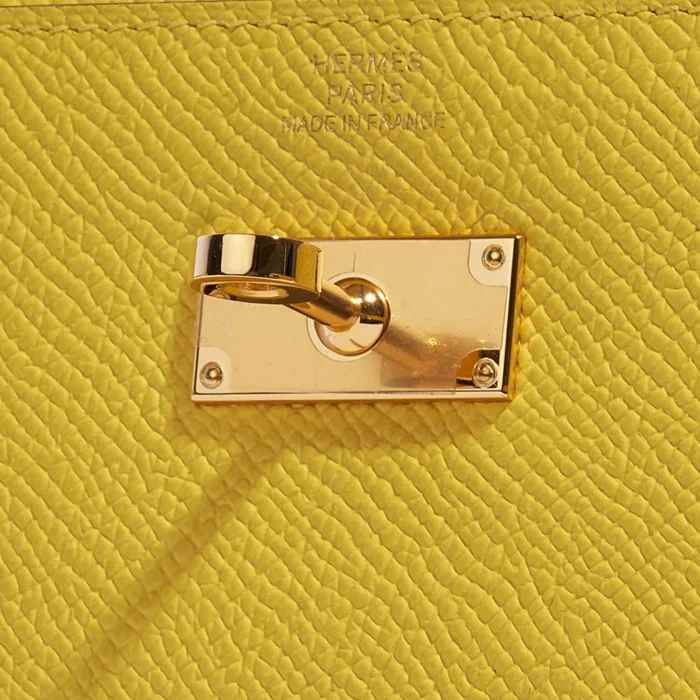 Premium Hermès Replica Kelly To Go Epsom Jaune de Naples GHW - Direct Luxury Fashion - Image 5
