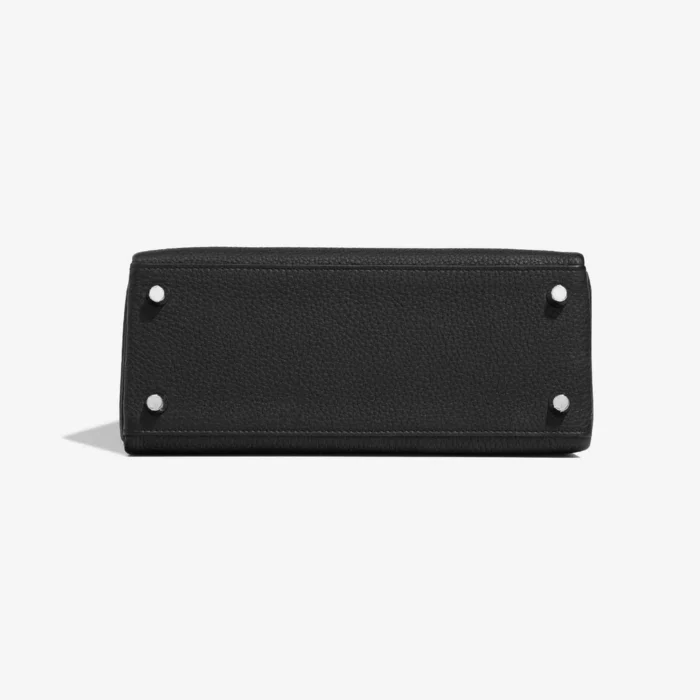 Premium Hermès Replica Kelly Touch 25 Togo/Lizard Black PHW - Direct Luxury Fashion - Image 3