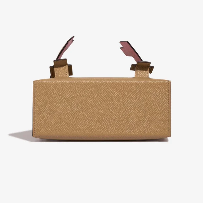 Premium Hermès Replica Kellydole Picto Epsom Chai/Mauve/Terre Battue/Celeste PHW - Direct Luxury Fashion - Image 3