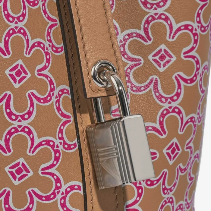 Premium Hermès Replica Micro Lucky Daisy Picotin 14 Swift Chai/Rose/White PHW - Direct Luxury Fashion - Image 7