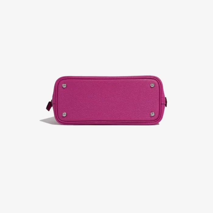 Premium Hermès Replica Mini Bolide 20 Chevre Mysore Rose Pourpre PHW - Direct Luxury Fashion - Image 3