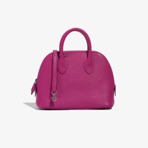 Premium Hermès Replica Mini Bolide 20 Chevre Mysore Rose PHW