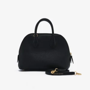 Premium Hermès Replica Mini Bolide Chevre Black GHW - DLF