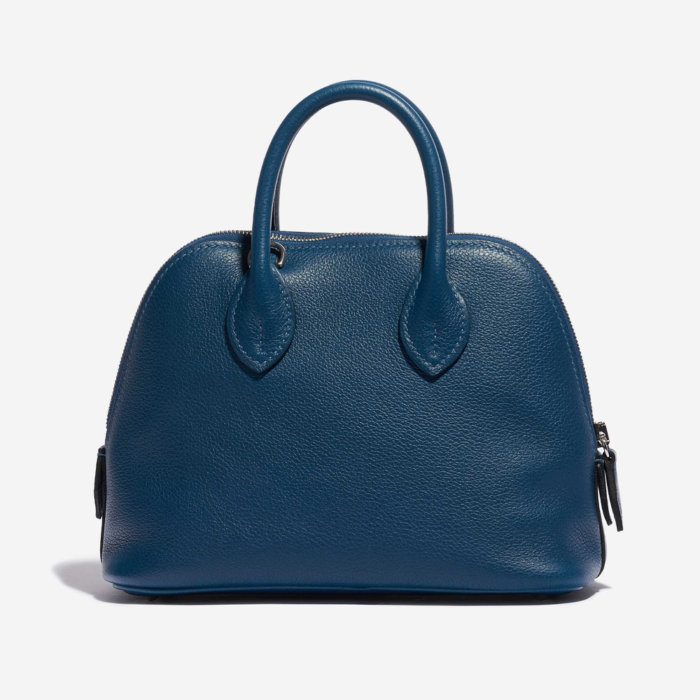 Premium Hermès Replica Mini Bolide Evercolor Vert Bosphore PHW - Direct Luxury Fashion - Image 2