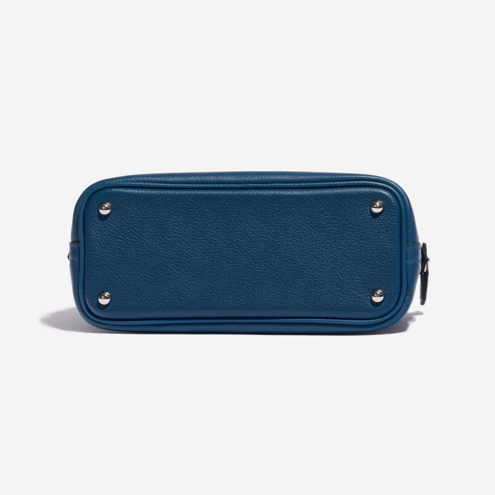 Premium Hermès Replica Mini Bolide Evercolor Vert Bosphore PHW - Direct Luxury Fashion - Image 3