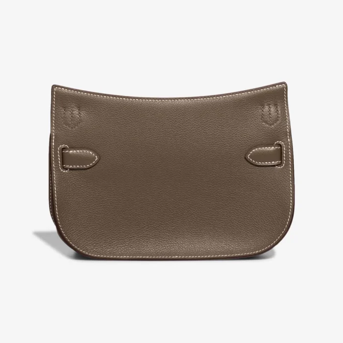 Premium Hermès Replica Mini Jypsiere Evercolor Etoupe PHW - Direct Luxury Fashion - Image 3