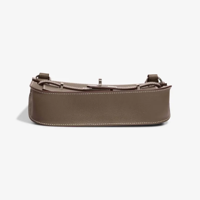 Premium Hermès Replica Mini Jypsiere Evercolor Etoupe PHW - Direct Luxury Fashion - Image 4