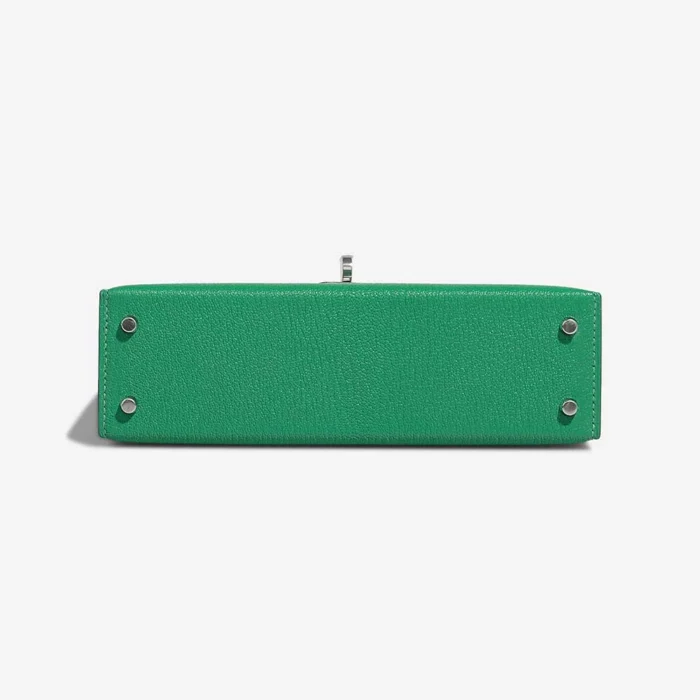 Premium Hermès Replica Mini Kelly Chevre Mysore Menthe PHW - Direct Luxury Fashion - Image 3