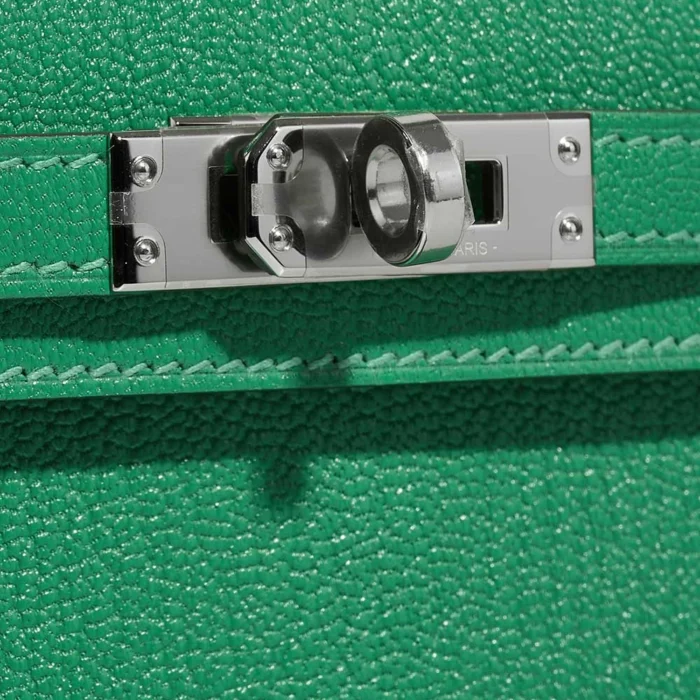 Premium Hermès Replica Mini Kelly Chevre Mysore Menthe PHW - Direct Luxury Fashion - Image 7