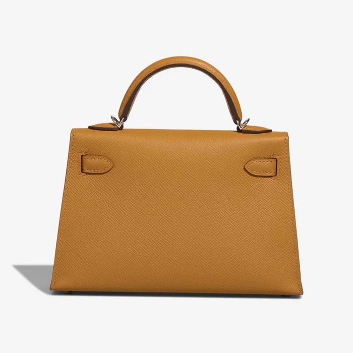 Premium Hermès Replica Mini Kelly Epsom Sesame PHW - Direct Luxury Fashion - Image 2