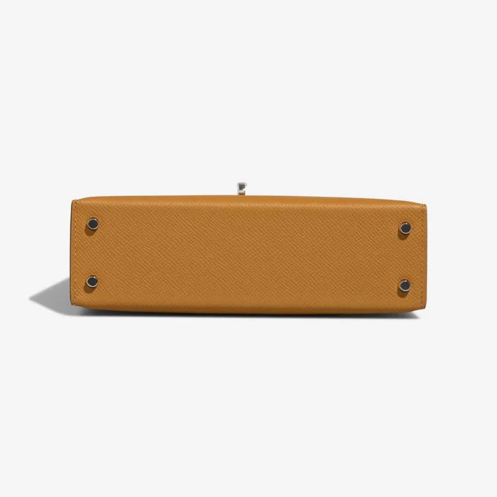 Premium Hermès Replica Mini Kelly Epsom Sesame PHW - Direct Luxury Fashion - Image 3