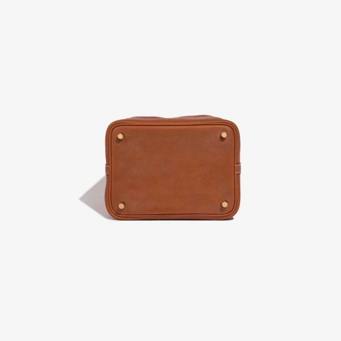 Premium Hermès Replica Picotin 18 Barenia Faubourg Fauve GHW - Direct Luxury Fashion - Image 3