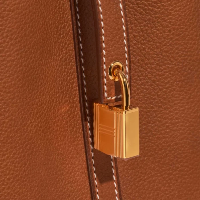 Premium Hermès Replica Picotin 18 Barenia Faubourg Fauve GHW - Direct Luxury Fashion - Image 6