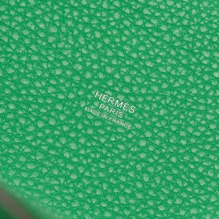 Premium Hermès Replica Picotin 18 Clemence Bambou/Vert Bosphore PHW - Direct Luxury Fashion - Image 2