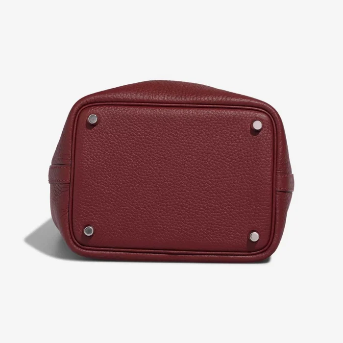 Premium Hermès Replica Picotin 18 Clemence Rouge H PHW - Direct Luxury Fashion - Image 3