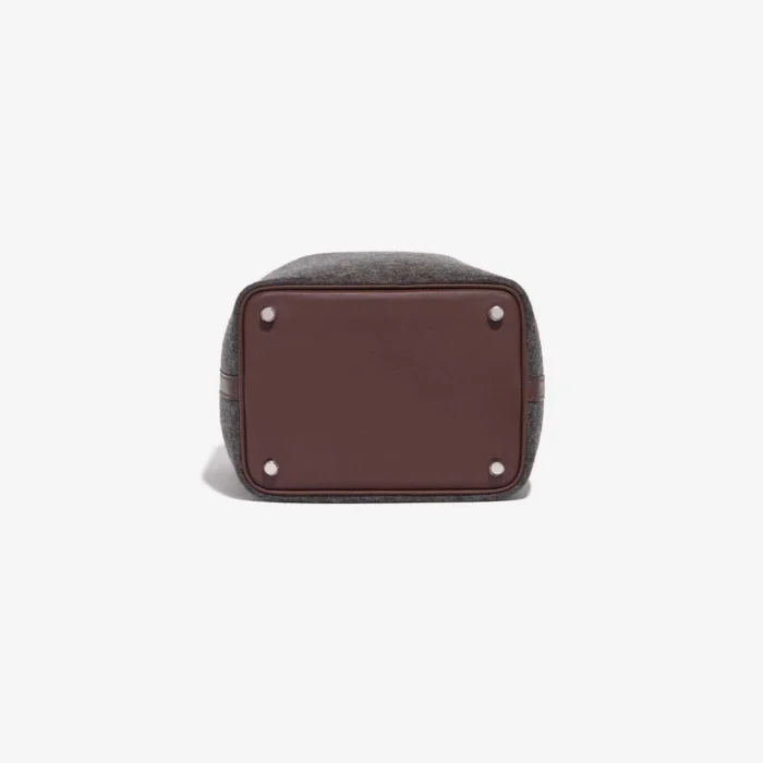 Premium Hermès Replica Picotin 18 Felt/Swift Gris Moyen/Havane PHW - Direct Luxury Fashion - Image 3