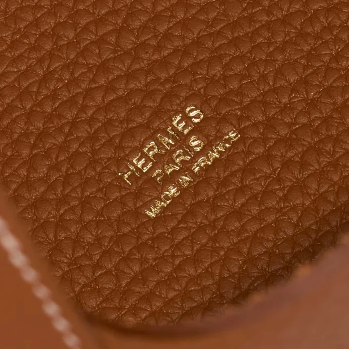 Premium Hermès Replica Picotin 18 Taurillon Clemence Gold GHW - Direct Luxury Fashion - Image 2