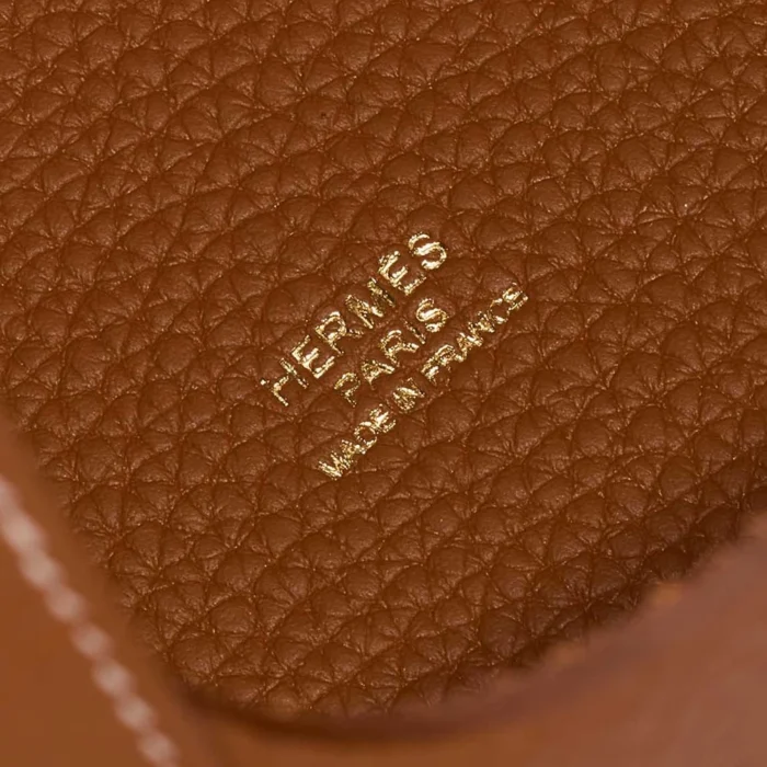 Premium Hermès Replica Picotin 18 Taurillon Clemence Gold GHW - Direct Luxury Fashion - Image 2