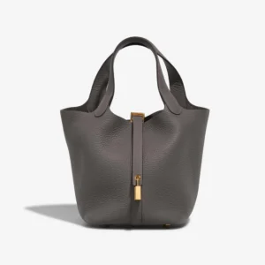 Premium Hermès Replica Picotin 18 Gris Meyer GHW | DLF