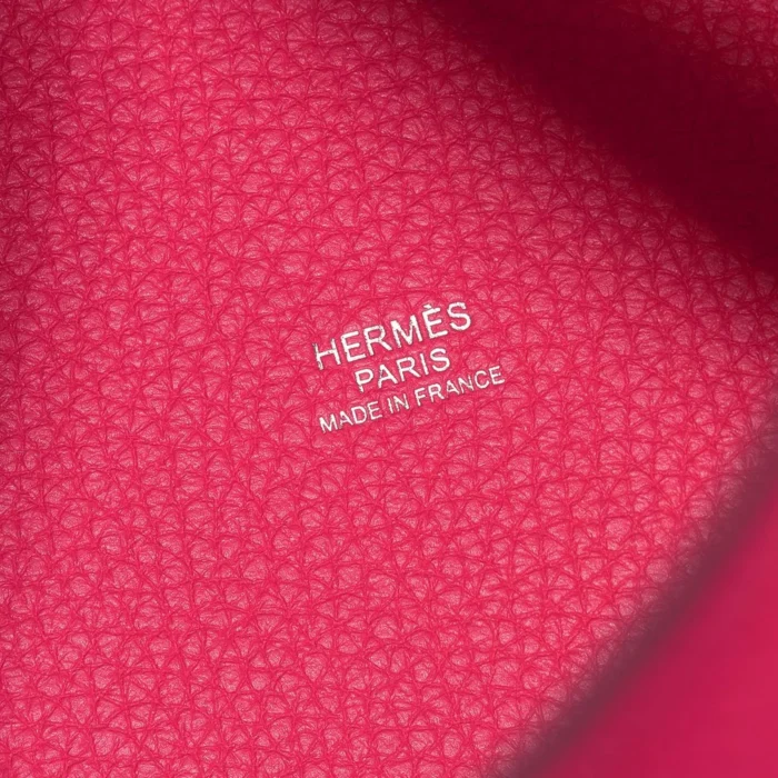 Premium Hermès Replica Picotin 18 Taurillon Clemence Rose Mexico Pink HW - Direct Luxury Fashion - Image 6