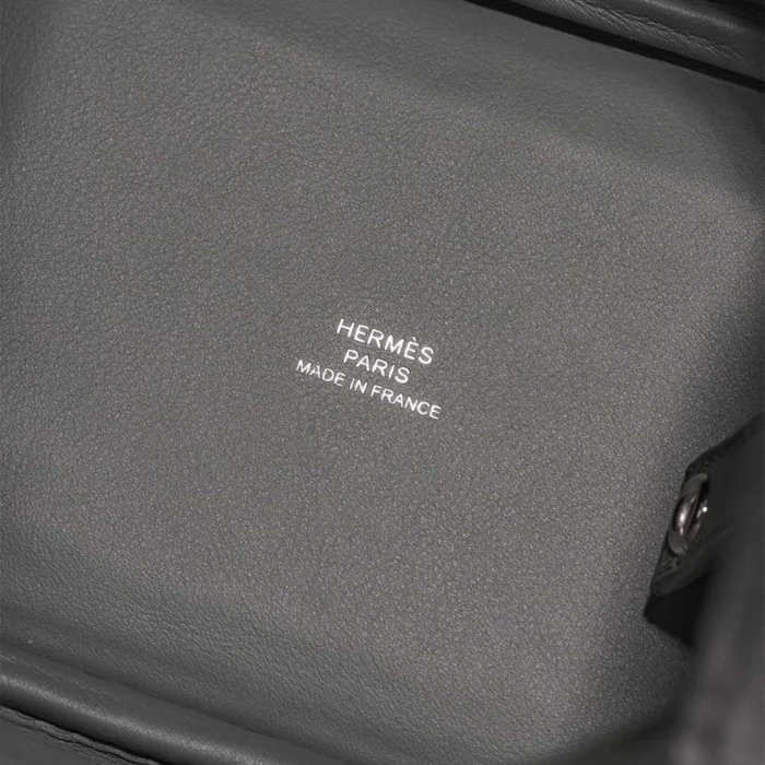 Premium Hermès Replica Picotin Micro Ostrich Vert Amande PHW - Direct Luxury Fashion - Image 2