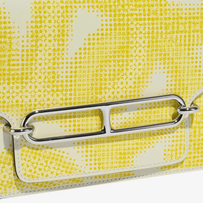 Premium Hermès Replica Roulis 18 Circuit 24 Faubourg Swift Nata/Lime/Jaune Bourgeon/Jaune Poussin PHW - Direct Luxury Fashion - Image 6