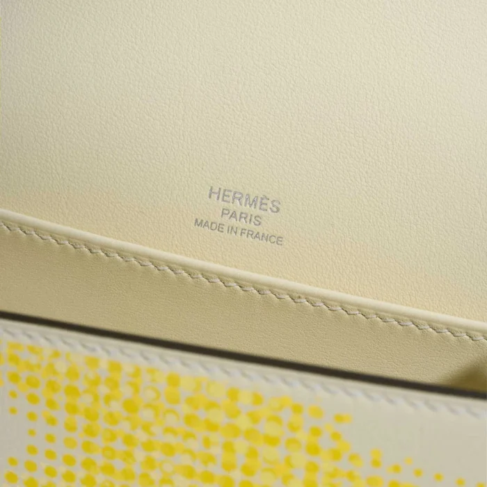 Premium Hermès Replica Roulis 18 Circuit 24 Faubourg Swift Nata/Lime/Jaune Bourgeon/Jaune Poussin PHW - Direct Luxury Fashion - Image 5