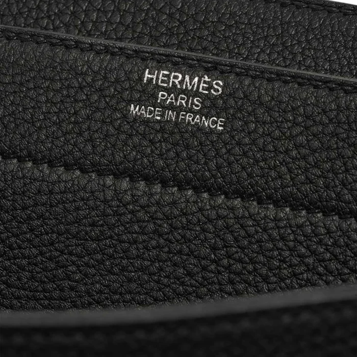 Premium Hermès Replica Sac a Depêches 2-38 Togo Black PHW - Direct Luxury Fashion - Image 2